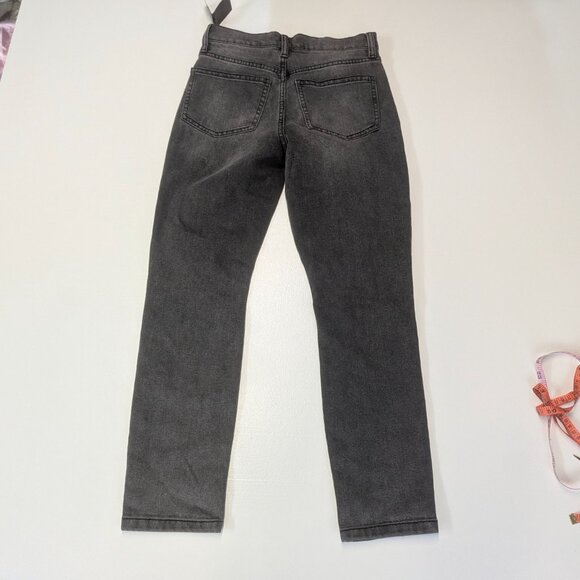 NWT Re Generation Size 3/Waist 26 Black Distressed High-Rise  Mom Mindful Jeans - Picture 15 of 16